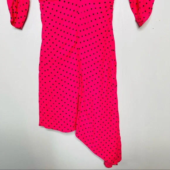 ZARA hot pink polka dot dress - Picture 11 of 14